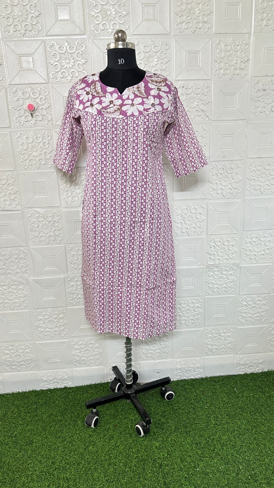 cotton HandWork Kurtis chwk10