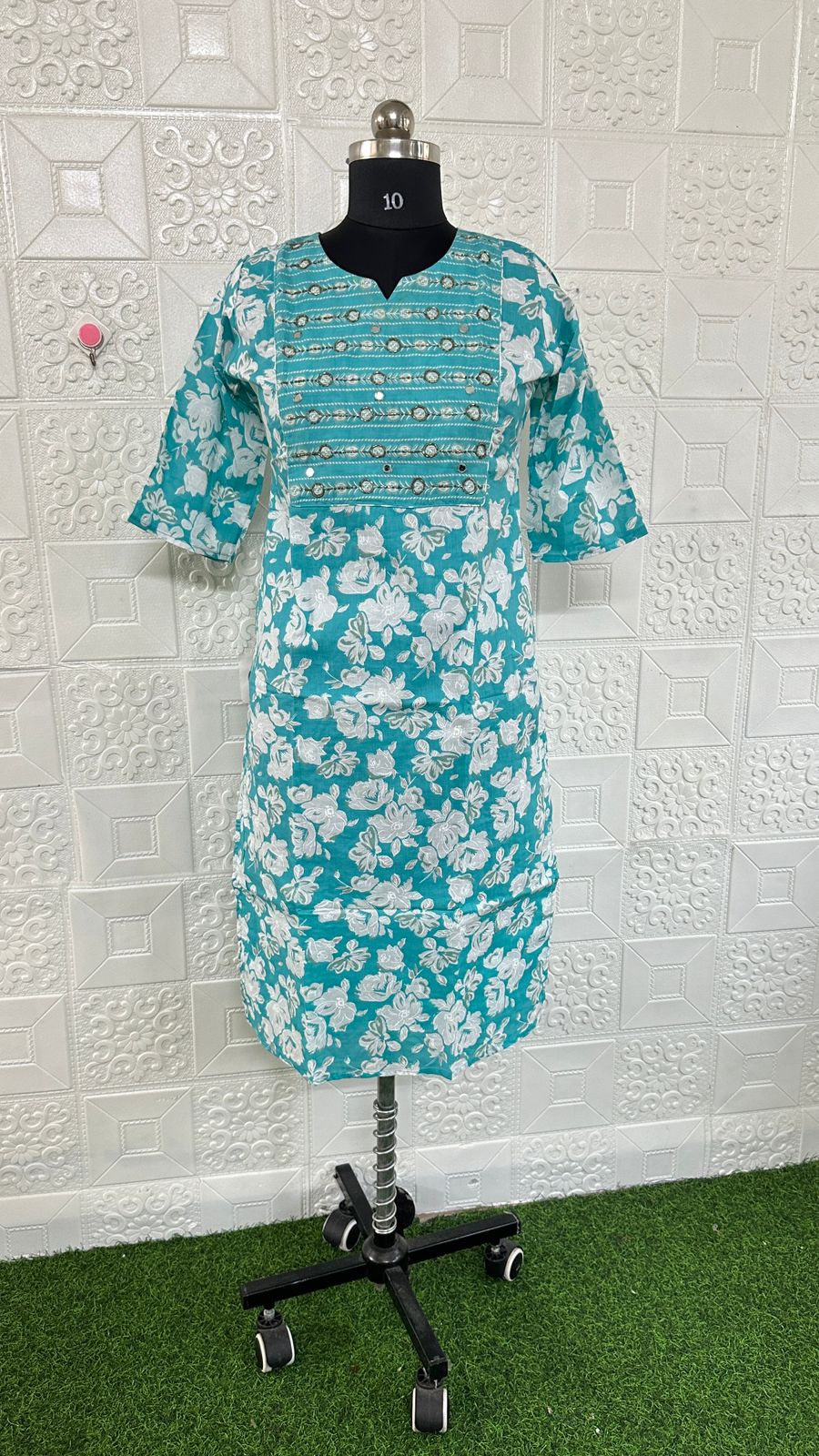 cotton HandWork Kurtis chwk20