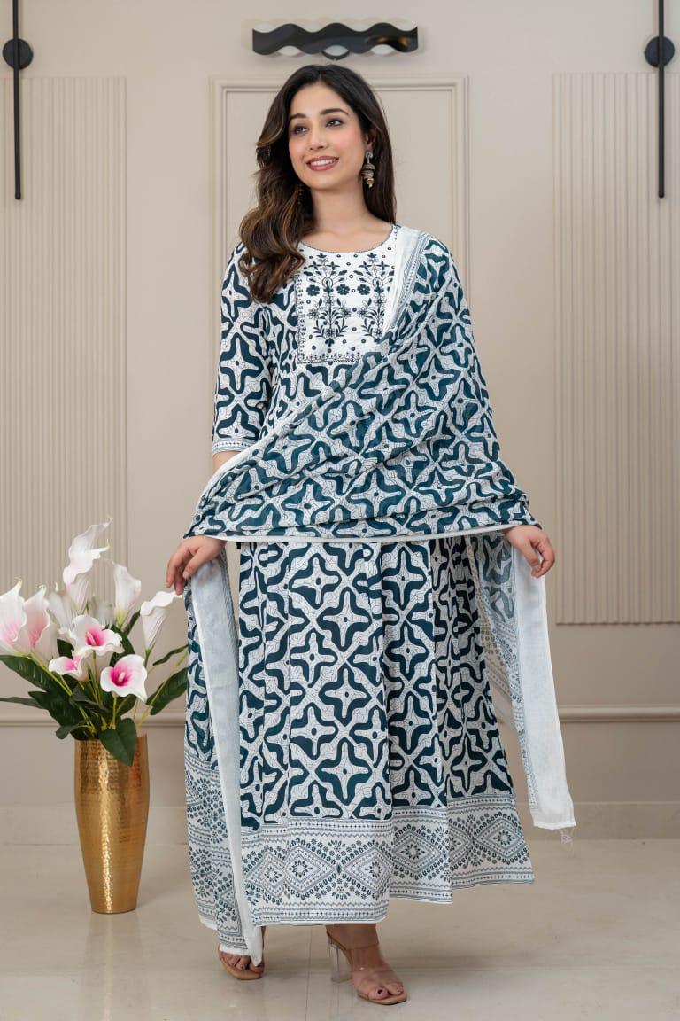 long Anarkali With Shawl LAWS2603