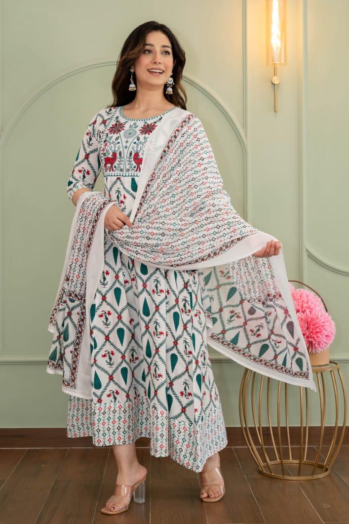long Anarkali With Shawl LAWS2604